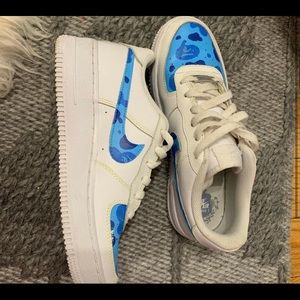 customized bape AF1s